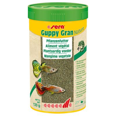 sera Guppy Gran Nature alimento vegetal 120 g