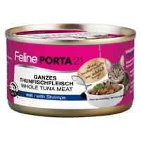 Feline Porta 21 - 6 x 90g - Whole Tuna with Shrimps