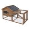 TIAKI Kaninchenstall Stall mit integriertem Freilauf: L 159,5 x B 80,4 x H 91,4 cm
