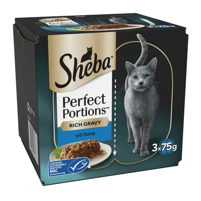 Sheba Perfect Portions - Tuna in Gravy (6 x 37.5g) Sheba Perfect Portions - Tuna in Gravy (6 x 37.5g)