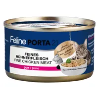 Feline Porta 21 6 x 90 g - Hühnerfleisch pur