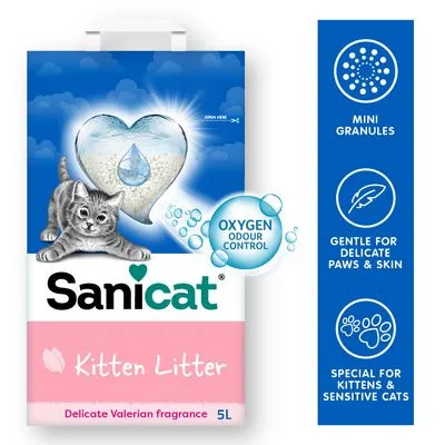 Sanicat Kitten - Dubbelpak: 2 x 5 L