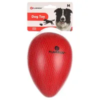 Gioco per cani Flamingo Ovetto per l'addestramento Ovo, rosso - M: Ø 13 x H 18,5 cm