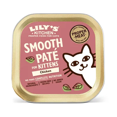 Lily's Kitchen Kitten Smooth Paté Selection -säästöpakkaus 38 x 85 g - kana