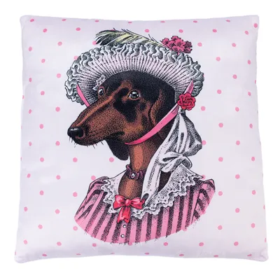 Smartpet подушка "Funny Dogs" - Розовая: 40 x 40 см