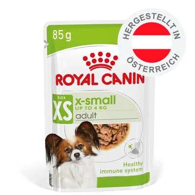 ROYAL CANIN x-small adult bis 4 kg, 85g, Healthy immune system, hergestellt in Österreich