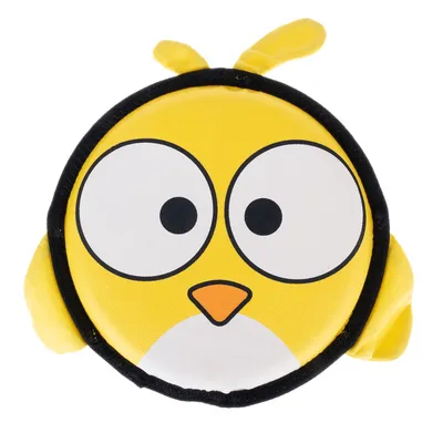 TIAKI Squeaky Tweety zabawka dla psa - dł. x szer. x wys.: 24,5 x 23,5 x 3 cm