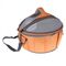 Draagtas Sandy met Harde Schaal Oranje, L 46 x B 44 x H 35 cm
