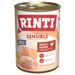 RINTI Sensible 12 x 400 g umido cane Pollo & Carote - NUOVO!