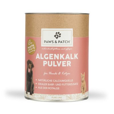 Poudre d’algues calcaires PAWS & PATCH pour chien et chat 250 g
