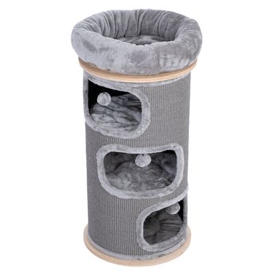 Tour à griffer Natural Paradise Primevère pour chat taille XL, gris
