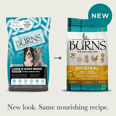 Burns Large and Giant Breed Original - with Chicken & Rice - dog dry food - 12kg