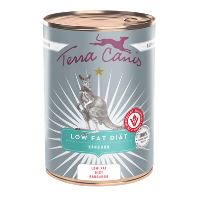 Terra Canis Low Fat Dieetti Kenguru, viljaton, 100 % ihmislaatuinen, Low Fat Diet Kangaroo.