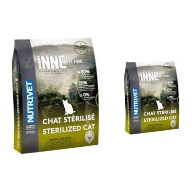 6 кг + 1,5 кг подарък! Nutrivet Inne Sterilised Cat с пиле, 7,5 кг - 6 кг + 1,5 кг подарък! 6 кг + 1,5 кг подарък! Nutrivet Inne Sterilised Cat с пиле, 7,5 кг - 6 кг + 1,5 кг подарък!