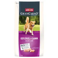 1 + 1 gratis! 2 x animonda GranCarno - Adult Geflügel + Lamm (2 x 12 kg)