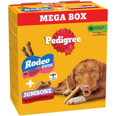 PEDIGREE® RODEO™ DUOS & JUMBONE™ Medium Dog Treats Multipack