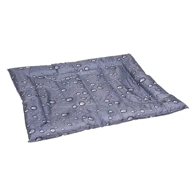 Cama refrigerante Flamingo Fresk Drop, gris - Talla L: 91 x 76 cm (L x An)