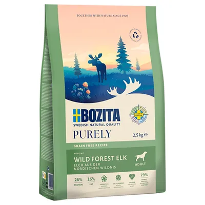 Bozita Dog Purely Adult Grain Free Alce - 2,5 kg