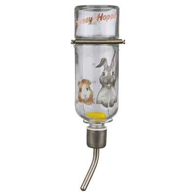 Trixie Honey & Hopper Glass Drinker - 250ml