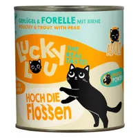 Lucky Lou Adult 6 x 800 g - Geflügel & Forelle