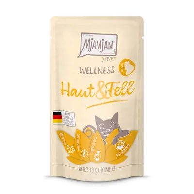 MjAMjAM Wellness 12 x 125 g - Koža i dlaka - piletina