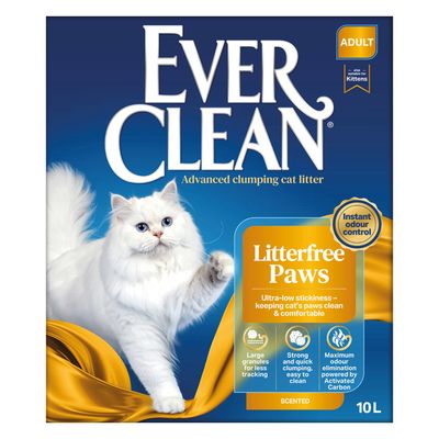Ever Clean® Litterfree Paws -kissanhiekka - säästöpakkaus: 2 x 10 l