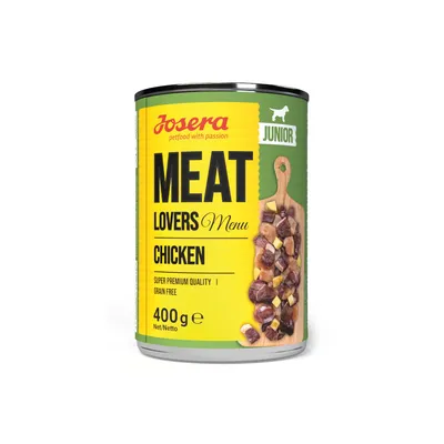 Josera Meat Lovers Junior Menu 6 x 400 g - kuracie