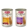 Korzystny pakiet animonda Carny Adult, 12 x 400 g Pakiet mieszany (2 smaki)