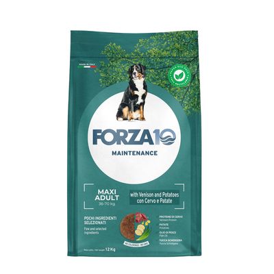 Forza10 Maintenance Maxi con Cervo e Patate Crocchette cane 12 kg