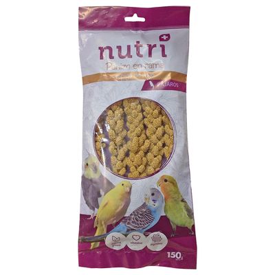 Nutri+ Spighe di miglio snack per uccelli Set% : 2 x 150 g