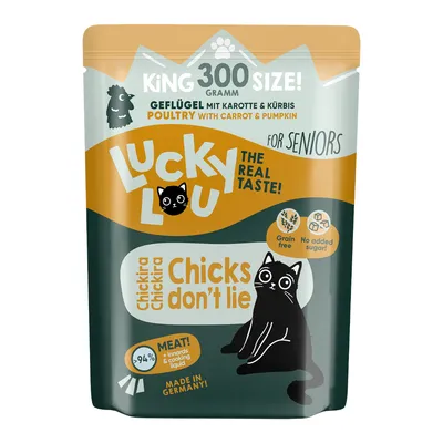 Lucky Lou Senior 6 x 300 g - Perutnina