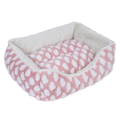 Lettino zooplus Basics Fluffy rosa