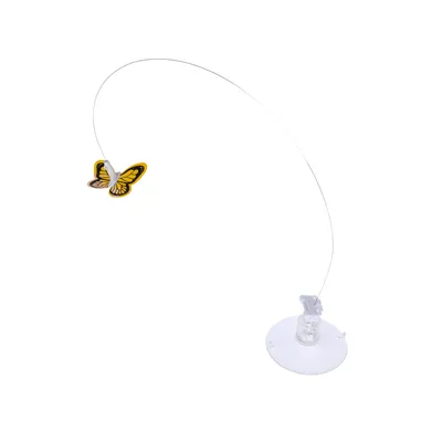 TIAKI Katzenspielzeug Schmetterling mit Saugnapf - 1 Stück TIAKI Katzenspielzeug Schmetterling mit Saugnapf - 1 Stück