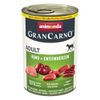 animonda GranCarno Original Adult, 6 x 400 g Wołowina i kacze serca