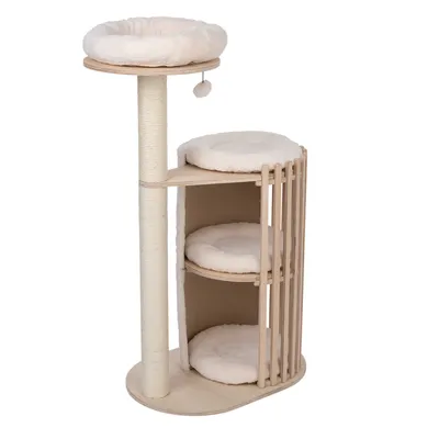 Arbre à chat Natural Paradise Lotus – crème