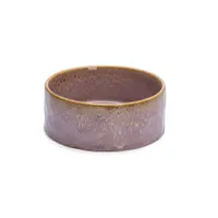 Designed by Lotte Écuelle en céramique rose pour chien et chat - 2 x 1200 ml, Ø 18 x H 7 cm