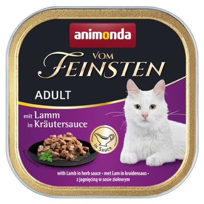 Megapack animonda vom Feinsten Adult 32 x 100 g mit Lamm in Kräutersauce
