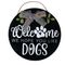 TIAKI Plaque de porte "Welcome - We Hope You Like Dogs" 1 pièce