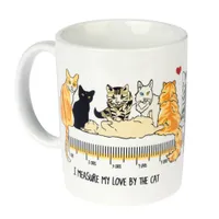 TIAKI "I Measure My Love By The Cat" Cană din ceramică  - 1 bucată