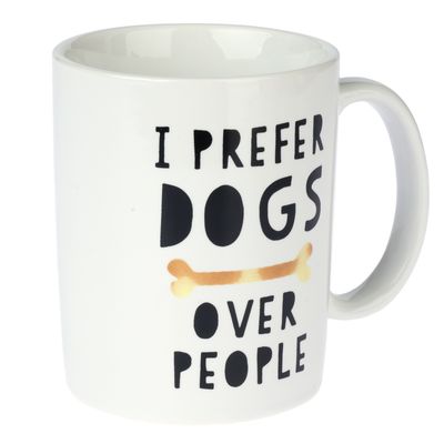 TIAKI "I Prefer Dogs Over People" -muki Ø 9 x K 10 cm