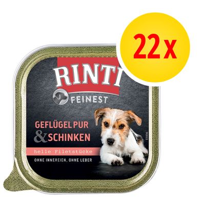 Zestaw RINTI Feinest 22 x 150 g Drobiowy Mix I