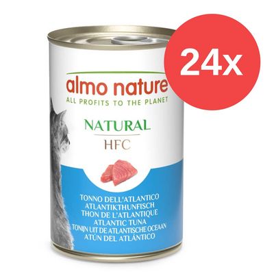Sparpaket Almo Nature HFC Natural 24 x 140 g Mix (4 Sorten gemischt)