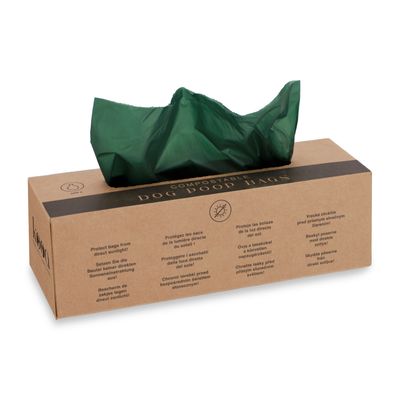 kooa Kompostierbare Hundekotbeutelspenderbox 1 Box à 200 Beutel
