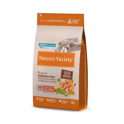Nature's Variety No Grain Mini Puppy Salmon - dog dry food - Economy Pack: 2 x 3kg