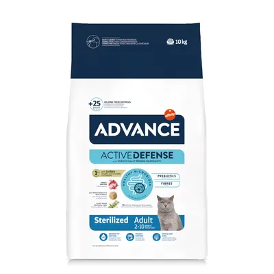 Advance Sterilized Kalkoen Kattenvoer - 10 kg