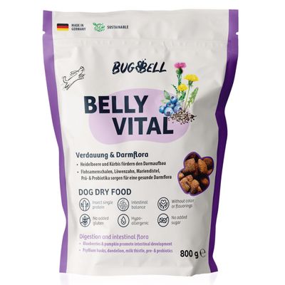 BugBell Belly Vital Verdauung & Darmflora Sparpaket: 12 x 800 g
