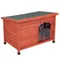 Hundehütte Woody Flachdach Größe M: B 104 x T 66 x H 70 cm