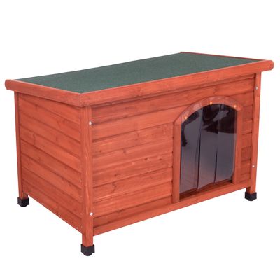 Woody Cușcă cu acoperiș plat pentru câini M: L 104 x l 66 x î 70 cm
