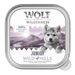 Wolf of Wilderness JUNIOR - Duo-Protein Rezeptur 6 / 24 x 150 g Schale 6 x 150 g Wild Hills - Ente & Kalb