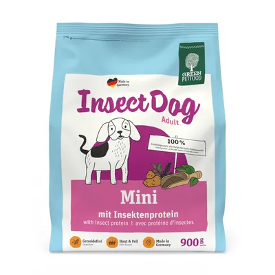 Green Petfood InsectDog Mini pour chien – 900 g